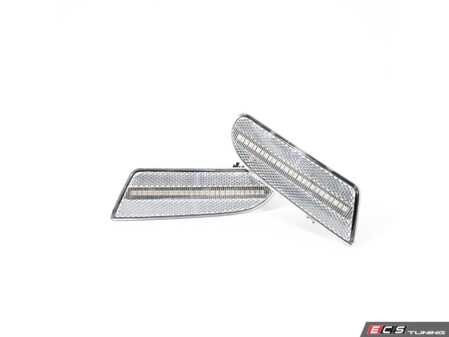 ES#4875926 - EL330.CLEAR - Rennline LED Side Marker Lights - Clear - Bumper-mounted LED side markers to replace your incandescent amber units - Rennline - Mercedes Benz