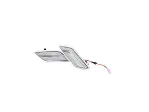 ES#4875918 - EL326.CLEAR - Rennline LED Side Marker Lights - Clear - Bumper-mounted LED side markers to replace your incandescent amber units - Rennline - Mercedes Benz
