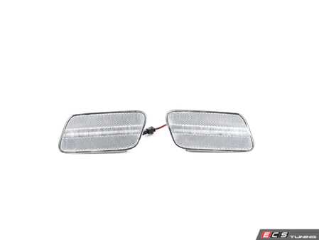ES#4875912 - EL323.CLEAR - Rennline LED Side Marker Lights - Clear - Bumper-mounted LED side markers to replace your incandescent amber units - Rennline - Mercedes Benz
