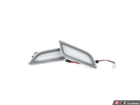 ES#4875908 - EL321.CLEAR - Rennline LED Side Marker Lights - Clear - Bumper-mounted LED side markers to replace your incandescent amber units - Rennline - Mercedes Benz