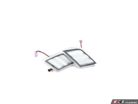 ES#4875906 - EL320.CLEAR - Rennline LED Side Marker Lights - Clear - Bumper-mounted LED side markers to replace your incandescent amber units - Rennline - Mercedes Benz
