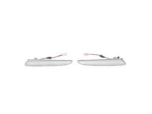 ES#4875916 - EL325.CLEAR - Rennline LED Side Marker Lights - Clear - Bumper-mounted LED side markers to replace your incandescent amber units - Rennline - Mercedes Benz
