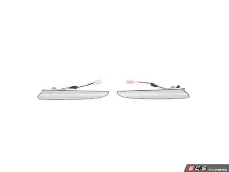 ES#4875916 - EL325.CLEAR - Rennline LED Side Marker Lights - Clear - Bumper-mounted LED side markers to replace your incandescent amber units - Rennline - Mercedes Benz