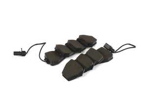 ES#4739110 - EP24-839 - Front EP24 "Enthusiast Performance" Brake Pad Set - This enthusiast-developed high-performance street and light track pad offers an ideal solution for the spirited commuter and weekend autocross driver alike. - ECS - Audi Volkswagen