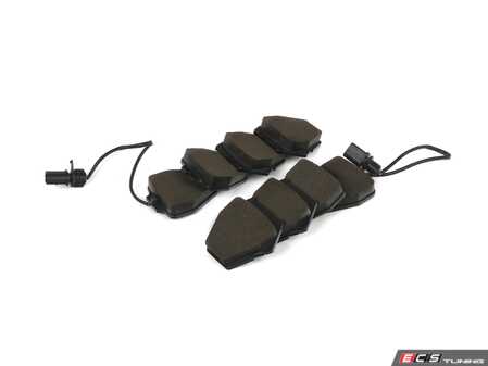 ES#4739110 - EP24-839 - Front EP24 "Enthusiast Performance" Brake Pad Set - This enthusiast-developed high-performance street and light track pad offers an ideal solution for the spirited commuter and weekend autocross driver alike. - ECS - Audi Volkswagen