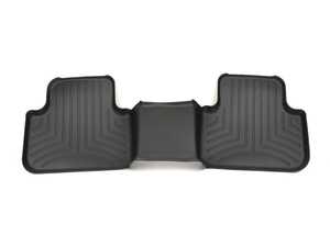ES#4349412 - 448875 - 2nd Row Floor Liner - Without Retention  - Black - Laser measured for perfect fitment and ultimate protection against moisture and debris - WeatherTech - Audi