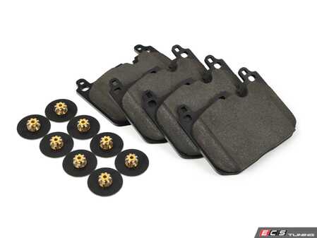 ES#4739099 - EP24-1875 - Front EP24 "Enthusiast Performance" Brake Pad Set - This enthusiast-developed high-performance street and light track pad offers an ideal solution for the spirited commuter and weekend autocross driver alike. - ECS - BMW MINI