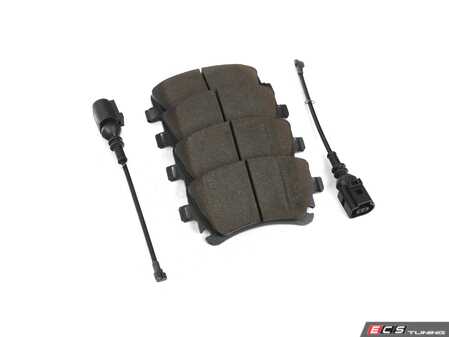 ES#4739055 - EP24-1018 - Rear EP24 "Enthusiast Performance" Brake Pad Set - This enthusiast-developed high-performance street and light track pad offers an ideal solution for the spirited commuter and weekend autocross driver alike. - ECS - Audi