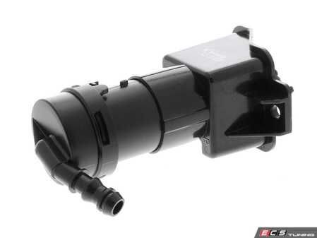 ES#2899212 - 4F0955102B - Headlight Washer Jet Assembly - Right - Located in the front bumper below the cap - Vemo - Audi
