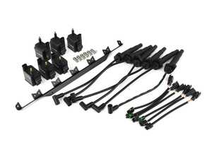 ES#4858140 - 601-0150 - High Performance Ignition Kit - N54 Aftermarket Manifold Mount - Black Coils - The ultimate BMW ignition coil upgrade! Intended for use with a Black Market Parts aftermarket intake manifold - Precision Raceworks - BMW