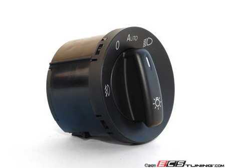 ES#345358 - 3C0941431CREH - Automatic Headlight Switch - Black - Controls headlights and front fog lights - Genuine Volkswagen Audi - Volkswagen