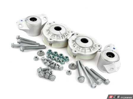 ES#4876462 - 8W0412377KT3 - Front & Rear Suspension Installation Kit - Includes front & rear shock/strut mounts and associated hardware for a complete suspension installation - Assembled By ECS - Audi