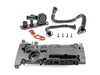 ES#4070771 - 06D103469NKIT1 - Complete Valve Cover & PCV Service Kit - Comprehensive kit includes complete valve cover assembly, oil separator, breather hoses, associated gaskets and hardware - Knock out two birds with one stone! - Vaico - Audi