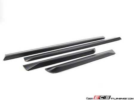 ES#3243 - B6S4DFKIT - S4 Lower Door Flare / Blade Kit - Grey - (NO LONGER AVAILABLE) - Get the S4 look with these European lower door flares - Genuine Volkswagen Audi - 