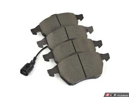 ES#4739107 - EP24-687 - Front EP24 "Enthusiast Performance" Brake Pad Set - This enthusiast-developed high-performance street and light track pad offers an ideal solution for the spirited commuter and weekend autocross driver alike. - ECS - Audi Volkswagen