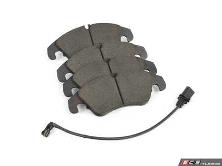 ES#4739071 - EP24-1322 - Front EP24 "Enthusiast Performance" Brake Pad Set (With Sensor) - This enthusiast-developed high-performance street and light track pad offers an ideal solution for the spirited commuter and weekend autocross driver alike. - ECS - Audi