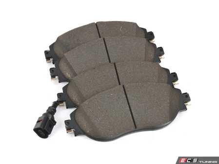 ES#4739090 - EP24-1633 - Front EP24 "Enthusiast Performance" Brake Pad Set - This enthusiast-developed high performance street and light track pad offers an ideal solution for the spirited commuter and weekend autocross driver alike. - ECS - Audi Volkswagen