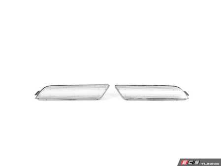 ES#4875895 - EL313.CLEAR - Rennline LED Side Marker Lights - Clear - Bumper-mounted LED side markers to replace your incandescent amber units - Rennline - Audi