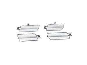 ES#4875891 - EL311.CLEAR - Rennline LED Side Marker Lights - Clear - Bumper-mounted LED side markers to replace your factory amber units - Rennline - Audi