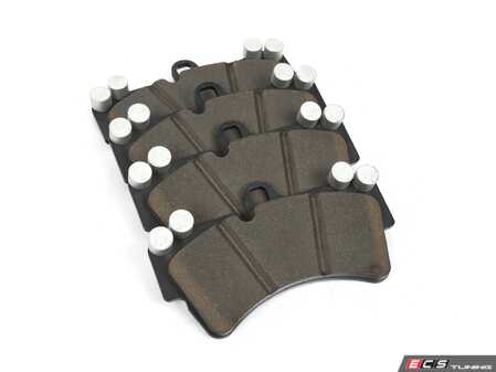 ES#4739118 - EP24-977 - Front EP24 "Enthusiast Performance" Brake Pad Set - This enthusiast-developed high-performance street and light track pad offers an ideal solution for the spirited commuter and weekend autocross driver alike. - ECS - Audi Volkswagen Porsche