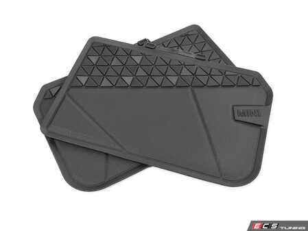 ES#4750087 - 51475A62BC6 - Floor Mats - All Weather Rear U25 SE - Used to protect the floor with a cool modern design - Genuine MINI - MINI
