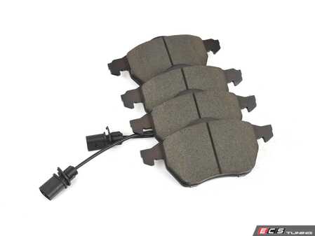 ES#4739111 - EP24-840 - Front EP24 "Enthusiast Performance" Brake Pad Set - This enthusiast-developed high-performance street and light track pad offers an ideal solution for the spirited commuter and weekend autocross driver alike. - ECS - Audi Volkswagen