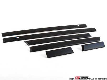 ES#195956 - 82119403144 - ///M Side Moulding Set - Sedan - Includes left and right side moulding set - Genuine BMW - BMW