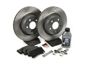 ES#4736844 - 104461100dktKT - Tesla Model 3 Front Brake Service Kit - EVANNEX - 