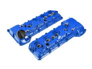 ES#4709324 - S65VCSBLU - S65 Aluminum Valve Cover - Smooth Blue - The ultimate solution for enhancing your BMW M3s engine bay performance and style. - NRW Design - BMW