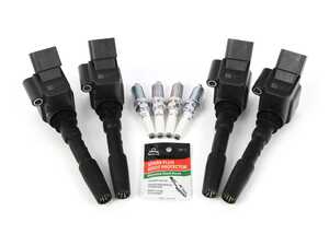 ES#3604482 - 06l905110fKT - Ignition Service Kit - Includes four genuine ignition coil packs, genuine spark plugs, and dielectric spark plug boot protection - Genuine Volkswagen Audi - Audi Volkswagen