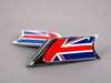ES#77057 - 51130432570 - Union Jack Logo Side Scuttle Set - Priced As Set - (NO LONGER AVAILABLE) - Get the union jack look in british color scheme - Genuine MINI - 