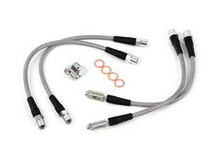 ES#4046123 - JHM-SBLK1320 - Front & Rear Stainless Steel Brake Line Kit - High-Quality, DOT approved stainless brake lines to replace the factory hoses on your S4 - JH Motorsports  - Audi