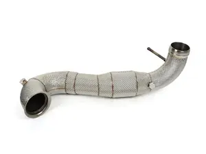 CTS Turbo 3.5″ Downpipe With High-Flow Catalytic Converter - M133 A45/CLA45/GLA45 AMG