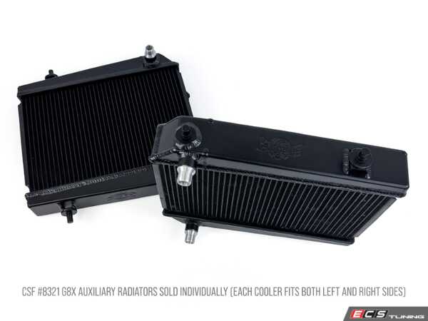 CSF Cooling - 8321 - High-Performance Auxiliary Radiator - G8X M3/M4/M2