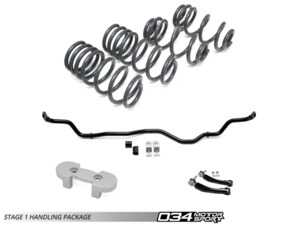 ES#4629736 - 034-4ZZ-0015 - 034Motorsport Handling Package - Stage 1 - A completely engineered, curated handling bundle designed to eliminate the factory wheel gap, vastly reduce understeer, and completely transform the cornering capabilities of your 2.0 TFSI-powered B9 chassis. - 034Motorsport - Audi