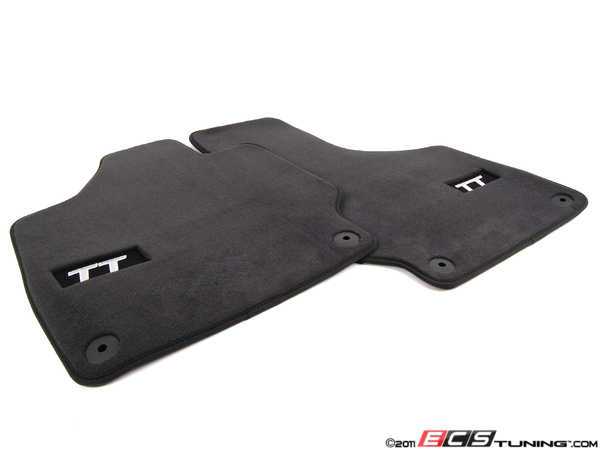Audi 8J1 061 275 MNO 8J1061275MNO Premium Textilfußmatten Premium vorne schwarz/Silbergrau TT 2 Stück