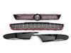 ES#2972598 - 015361ECS02A-02 - GLI Grille Set - With Red Trim - Four-piece black honeycomb grille set with red trim and badge holders - ECS - Volkswagen