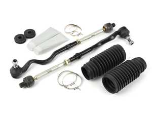 ES#4845266 - 32112228785/786K - Tie Rod Replacement Kit - Includes complete left and right tie rod assemblies, hardware, and new boots. - Hamburg Tech - BMW