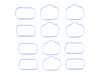 ES#4879289 - CY1420930 - Intake Manifold Gasket Set - 12pc Set - URO - Volkswagen