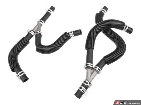 ES#4879291 - CY0619796 - Heater Hose Assembly - Premium metal hose connector vs OEM plastic - URO Premium - Volkswagen