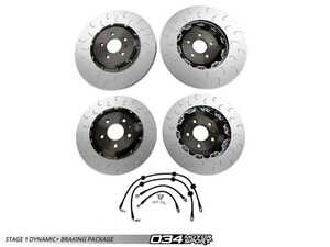 ES#4879388 - 034-301-0005-DSO - Dynamic+ Braking Package - Stage 1 - The new standard for braking performance upgrades on your B9/B9.5 Audi RS4/RS5. - 034Motorsport - Audi