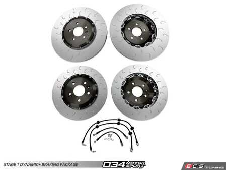 ES#4879388 - 034-301-0005-DSO - Dynamic+ Braking Package - Stage 1 - The new standard for braking performance upgrades on your B9/B9.5 Audi RS4/RS5. - 034Motorsport - Audi