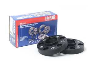ES#4879747 - 60757254SW - 30mm H&R Bolt-On Wheel Spacers - 14x1.25 Black (Pair) - 30mm = 1.18"5/120 bolt pattern; 72.5 center bore DRA type = spacer fits in between the wheel and the hub. The spacer is bolted to the hub with special bolts (included). - H&R - BMW MINI