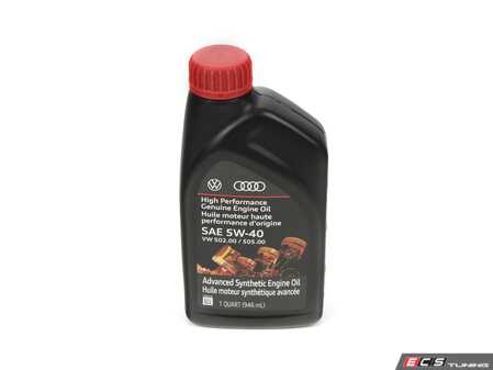 ES#4871642 - GC555401QDSP - High Performance Genuine Engine Oil (5w-40) - 1 Quart - Meets Volkswagen & Audi 502.00 / 505.00 specification - Genuine Volkswagen Audi - Audi Volkswagen