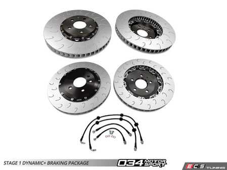 ES#4879774 - 034-301-0004-DSO - Dynamic+ Braking Package - Stage 1 - The new standard for braking performance upgrades on your B9/B9.5 Audi S4, S5, or SQ5. - 034Motorsport - Audi