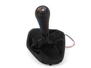 ES#47009 - 25112282402 - E39 M5 M5 Illuminated Shift Knob - 6 Speed - Nappa leather illuminated knob with electrical connector and shift boot - Genuine BMW - BMW