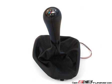 ES#47009 - 25112282402 - E39 M5 M5 Illuminated Shift Knob - 6 Speed - Nappa leather illuminated knob with electrical connector and shift boot - Genuine BMW - BMW
