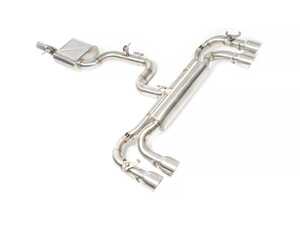 ES#4879771 - IEEXDB2 - IE Valved Catback Exhaust System - MK8 Golf R - Features DroneTrap technology, integration of factory valves, and quad 4 slash-cut tips - Integrated Engineering - Volkswagen