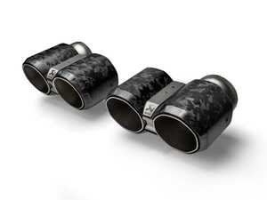 ES#4880689 - TP-CT/73/CF - Tail Pipe Set Forge Carbon Fiber - Lightweight titanium with a forged carbon-fibre outer sleeve - Akrapovic - BMW