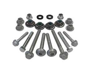 ES#4880758 - 034-401-H005 - Lower Control Arm M14 Hardware Kit for B8/B8.5 Audi A4/S4/RS4, A5/S5/RS5, Q5/SQ5, C7/C7.5 A6/S6/RS6, A7/S7/RS7, & 95B Porsche Macan - This hardware kit contains all hardware required to install a lower front control arm kit for late model B8.5/C7.5 vehicles with M14 hardware. All hardware is high-quality OEM plated. - 034Motorsport - Audi